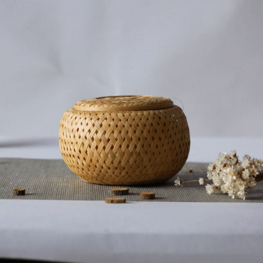Woven Bamboo Food Holder