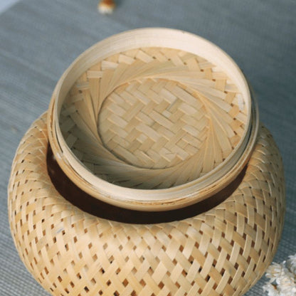Woven Bamboo Food Holder
