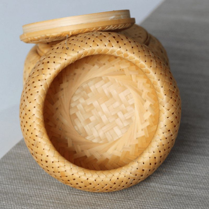 Woven Bamboo Food Holder