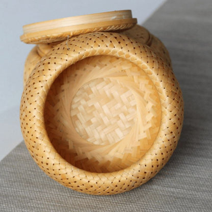 Woven Bamboo Food Holder